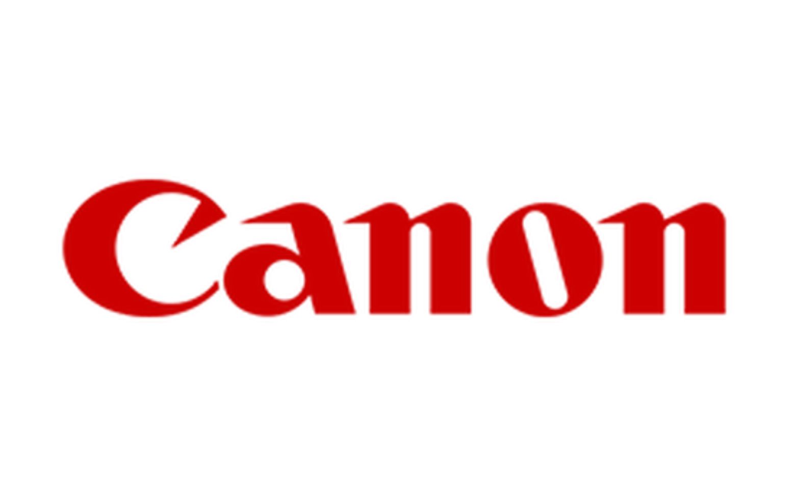 Canon logo blanco